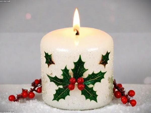 Soy candle in amber glass jar, 220 g